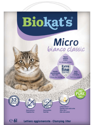 Gimborn - Biokat'S Micro Bianco Classic 6lt Per Gatti - Animalmania Store