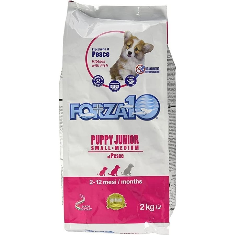 Forza10 - Forza 10 Puppy Taglia Piccola E Media Crocchette Pesce 2Kg Per Cani - Animalmania Store