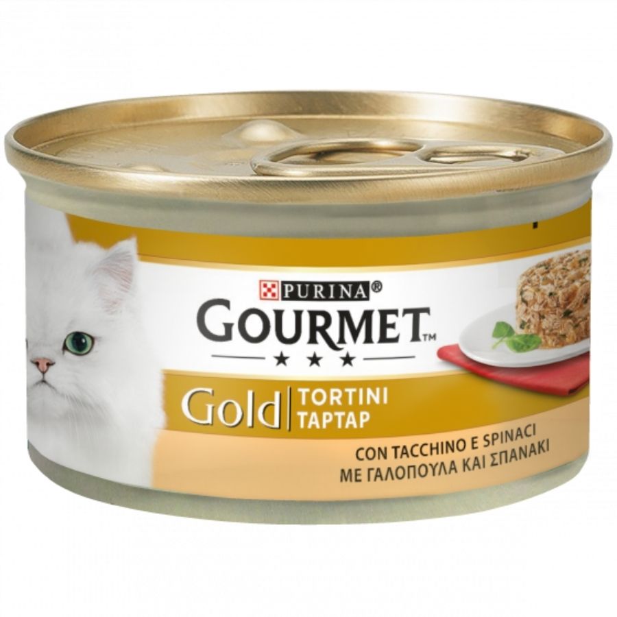 Gourmet - Gourmet Gold Tortini Carne E Verdure Per Gatti Adulti 85G - Animalmania Store