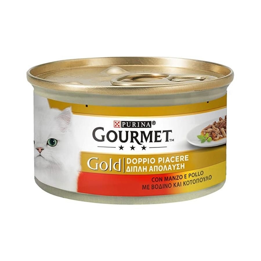 Gourmet - Gourmet Gold Doppio Piacere Carne Per Gatti 85G - Animalmania Store