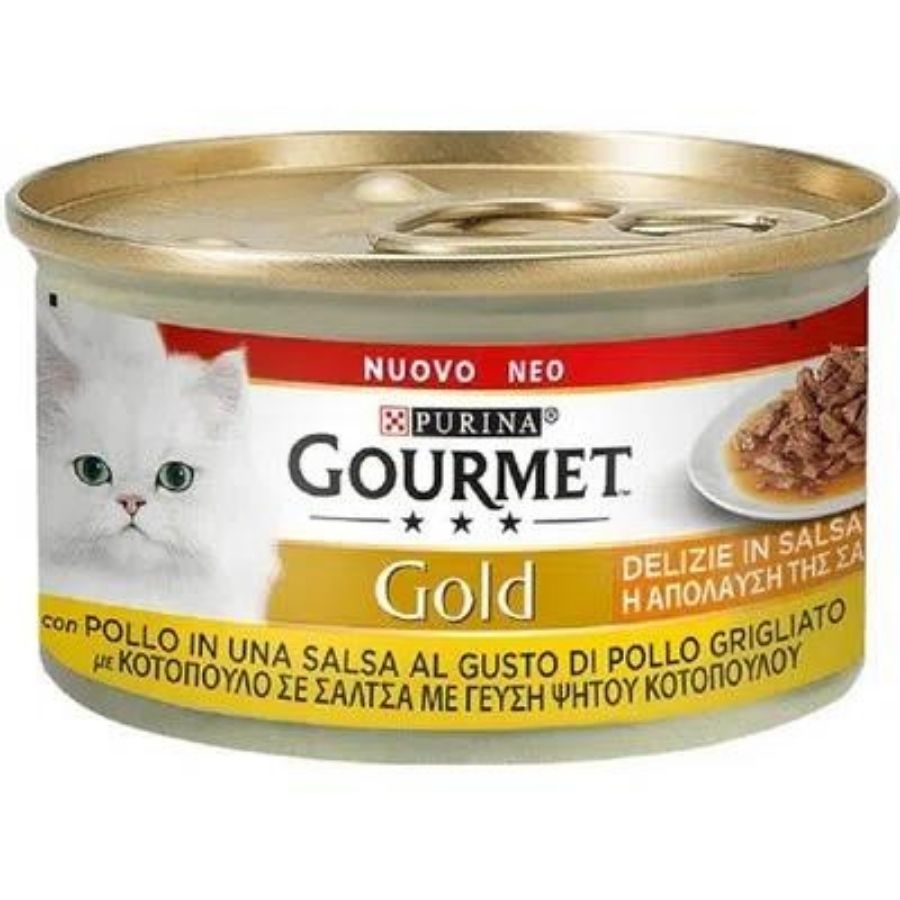Gourmet - Gourmet Gold Delizie In Salsa Carne E Pesce Per Gatti 85G - Animalmania Store