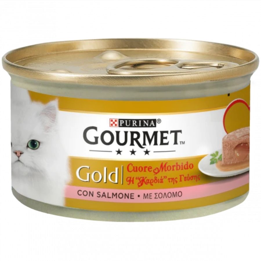 Gourmet - Gourmet Gold Cuore Morbido Mousse Per Gatti 85G - Animalmania Store