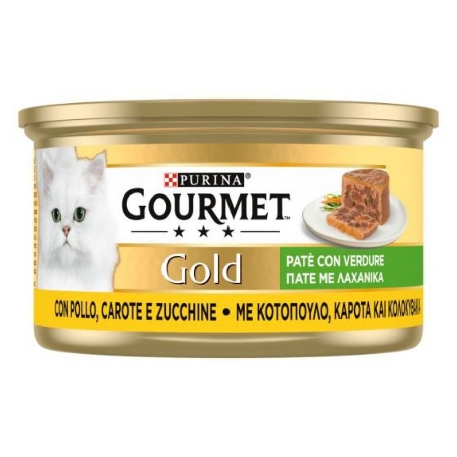 Gourmet - Gourmet Gold Patè Carne E Verdure Per Gatti 85G - Animalmania Store