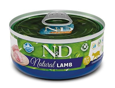 Farmina - N&D Cat Natural Lamb 70 Gr - Animalmania Store