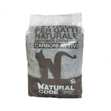 Natural Code - Natural Code Bentonite Carboni Attivi per Gatti - Animalmania Store