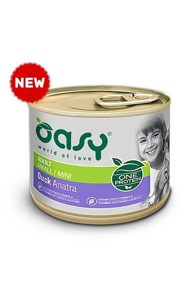 Oasy - Oasy Wet Dog One - Adult Small/Mini Lattina 200 Gr - Animalmania Store