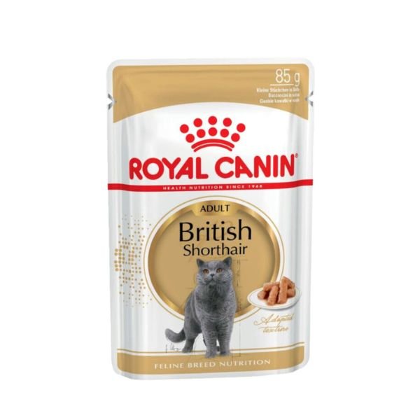Royal Canin - Royal Canin British Shorthair Gatto Adult 85G - Animalmania Store