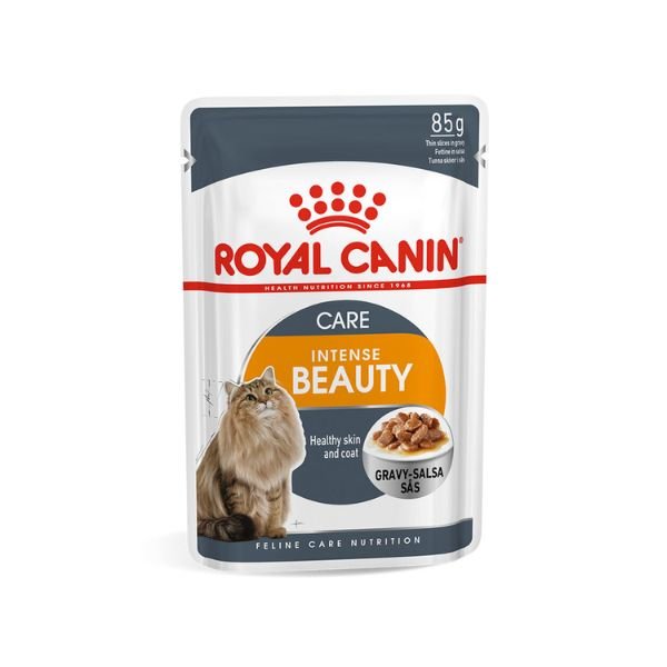 Royal Canin - Royal Canin Intense Beauty Gravy Gatto Adult 85G - Animalmania Store