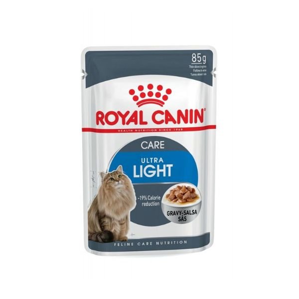 Royal Canin - Royal Canin Ultra Light Gravy Gatto Adult 85G - Animalmania Store