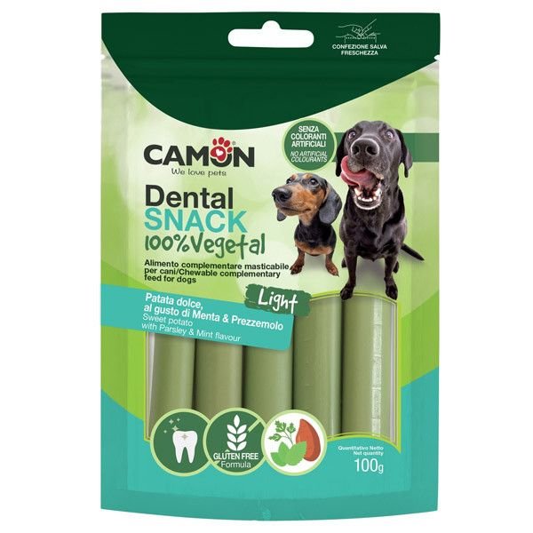 Camon - Dental Snack Prezzemolo E Menta Per Cani - Animalmania Store