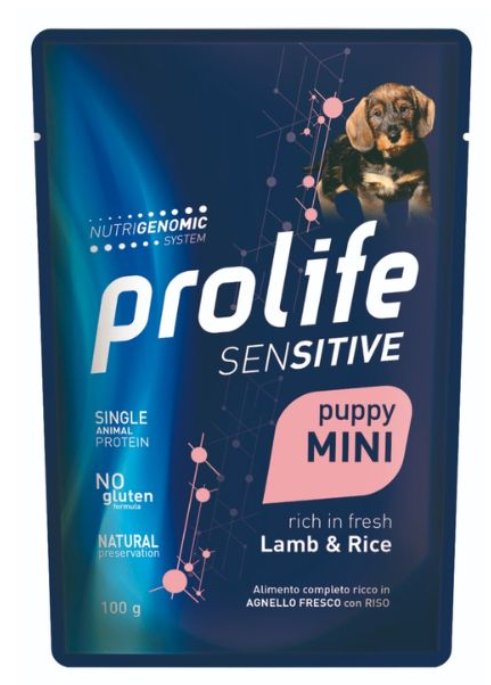 Prolife - Dog Sensitive Puppy Agnello E Riso Mini - Animalmania Store
