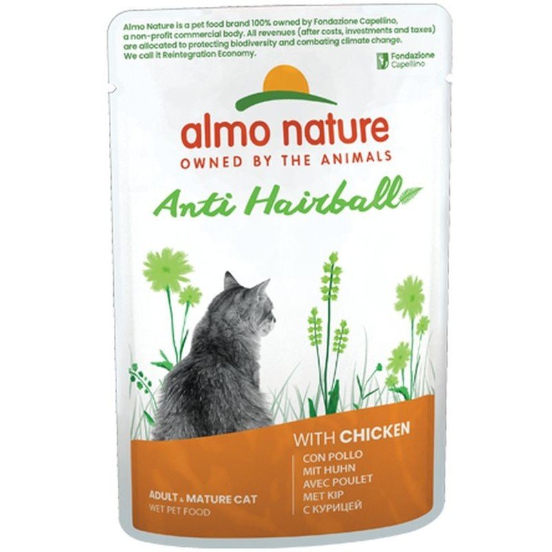 Almo Nature - Almo Nature Anti Hairball Funz. Gr. 70 Per Gatti - Animalmania Store