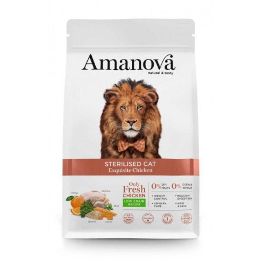 Amanova - Amanova Cibo Per Gatti Sterilised Exquisite Chicken - Animalmania Store