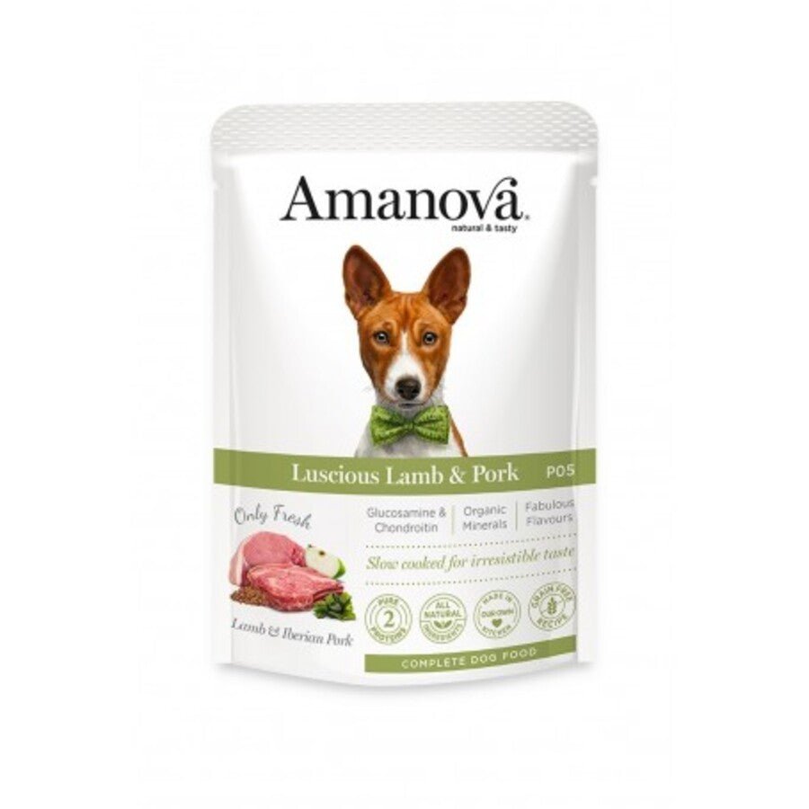 Amanova - Amanova Cibo Per Cani Pouch Luscious Lamb & Pork 100G - Animalmania Store