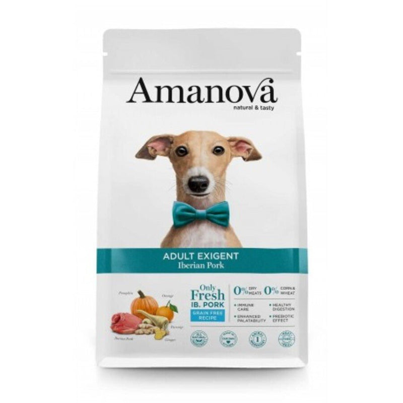 Amanova - Amanova Cibo Per Cane Adult Exigent Iberian Pork 2Kg - Animalmania Store
