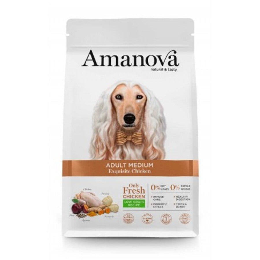 Amanova - Amanova Cibo Per Cane Adult Medium Exquisite Chicken - Animalmania Store