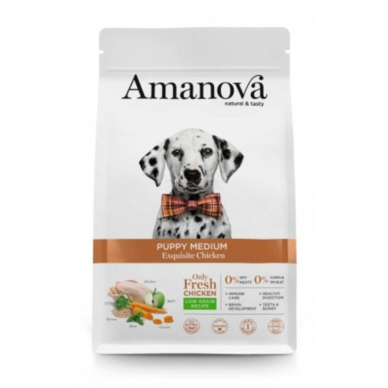 Amanova - Amanova Cibo Per Cane Puppy Medium Exquisite Chicken - Animalmania Store