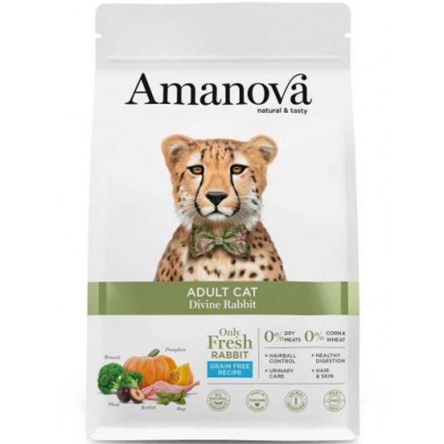 Amanova - Amanova Cibo Per Gatti Adult Divine Rabbit - Animalmania Store