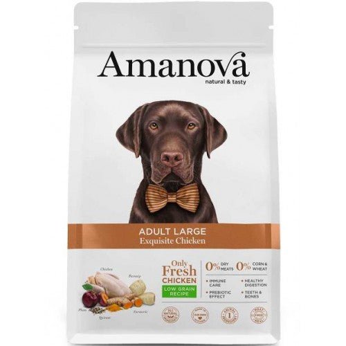 Amanova - Amanova Cibo Per Cane Adult Large Exquisite Chicken 12Kg - Animalmania Store
