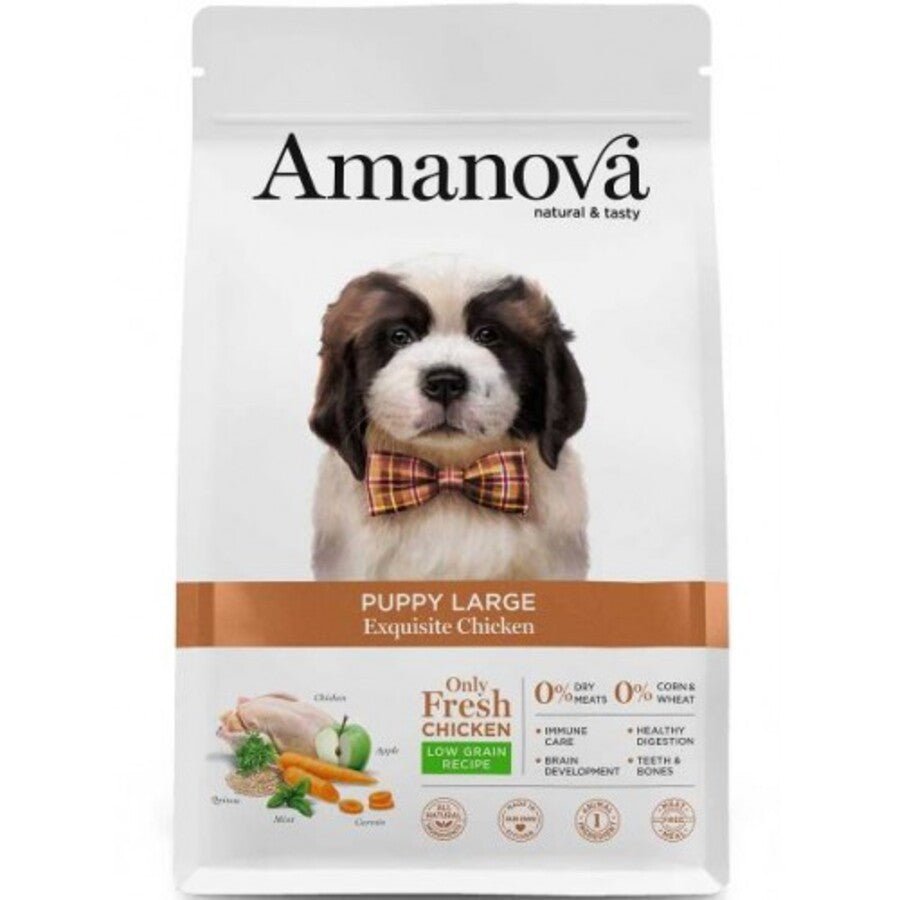 Amanova - Amanova Cibo Per Cane Puppy Large Exquisite Chicken 12Kg - Animalmania Store