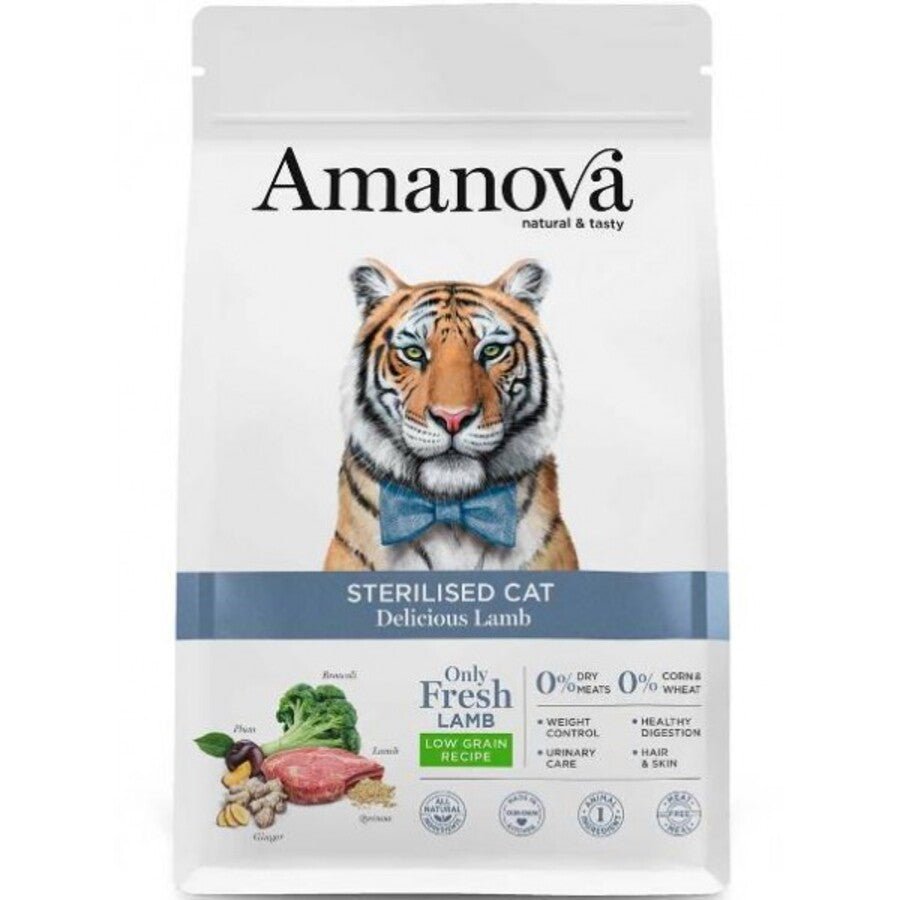 Amanova - Amanova Cibo Per Gatti Sterilised Delicious Lamb - Animalmania Store
