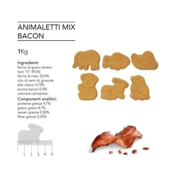 Marie La Pasticcera - Biscottini Mix Al Bacon Per Cani - Animalmania Store