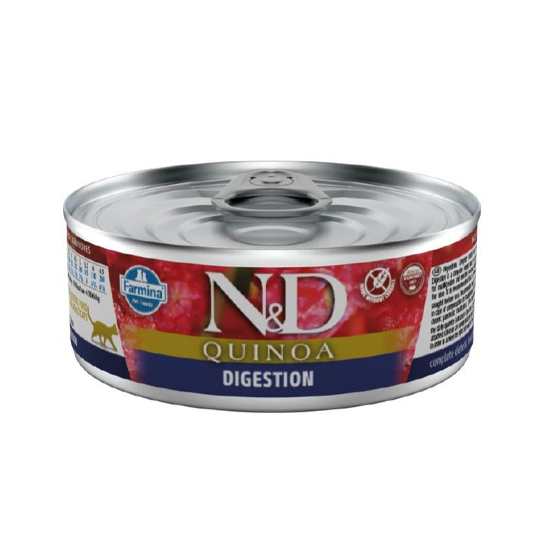 Farmina - N&D Cat Quinoa Digestion 80 Gr - Animalmania Store