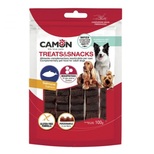 Camon - Treats&Snack Barretta Al Salmone Per Cani - Animalmania Store