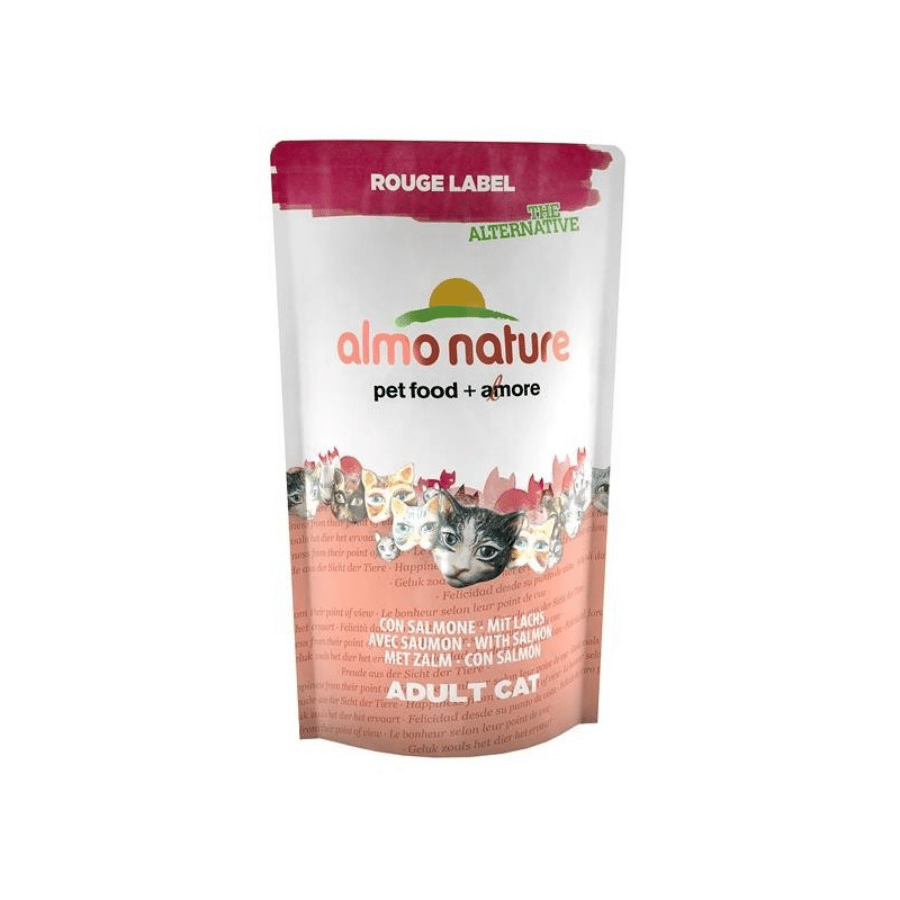Almo Nature - Almo Nature Rouge Label Salmone 105 gr per Cani - Animalmania Store