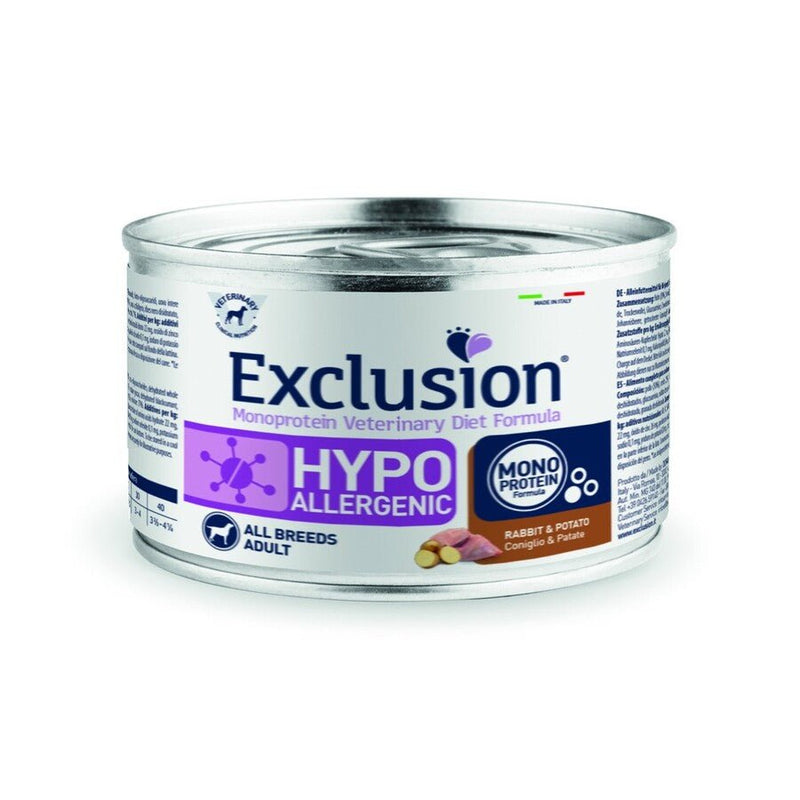 Exclusion - Exclusion Hypo cane gusto coniglio e patate 200gr - Animalmania Store