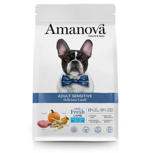 Amanova - Amanova Cibo Per Cane Adult Sensitive Delicious Lamb - Animalmania Store