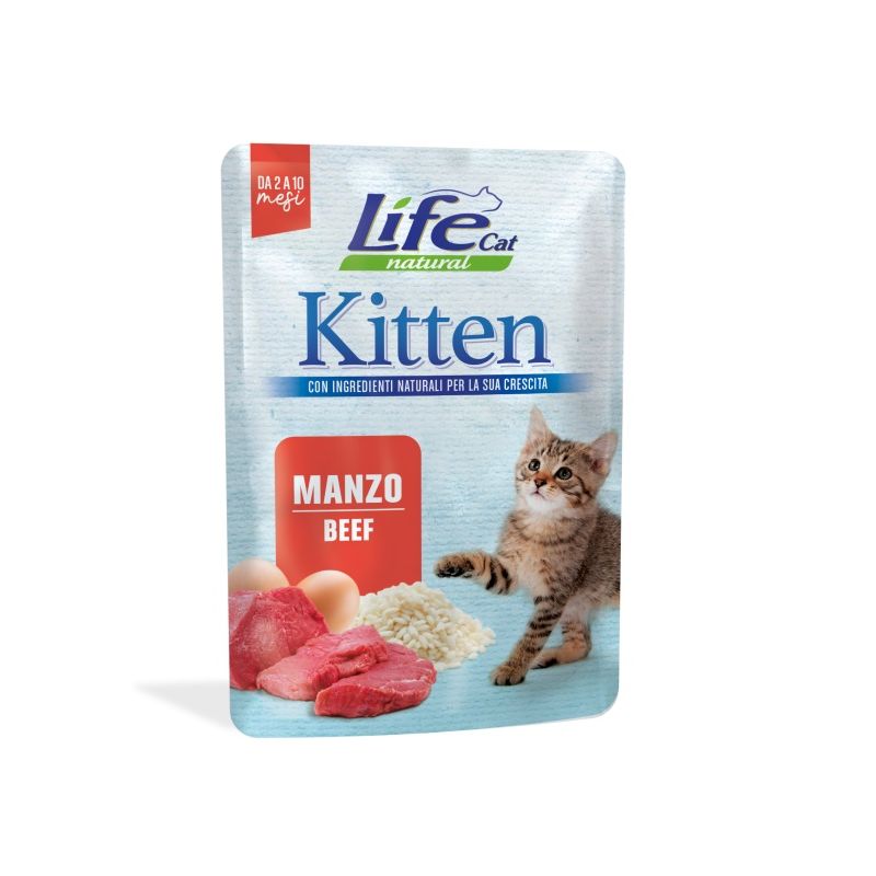 Life Pet Care - Lifepetcare Gatto Life Cat Natural Kitten 70G - Animalmania Store