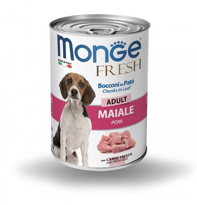 Monge - Monge Fresh Cane Adult 400Gr Bocconi In Patè - Animalmania Store