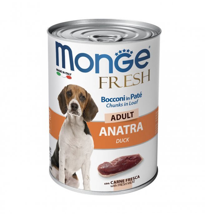 Monge - Monge Fresh Cane Adult 400Gr Bocconi In Patè - Animalmania Store