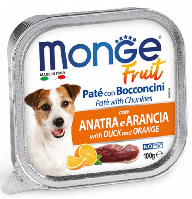 Monge - Monge Fruit Cane 100 Gr Pate' E Bocconcini - Animalmania Store