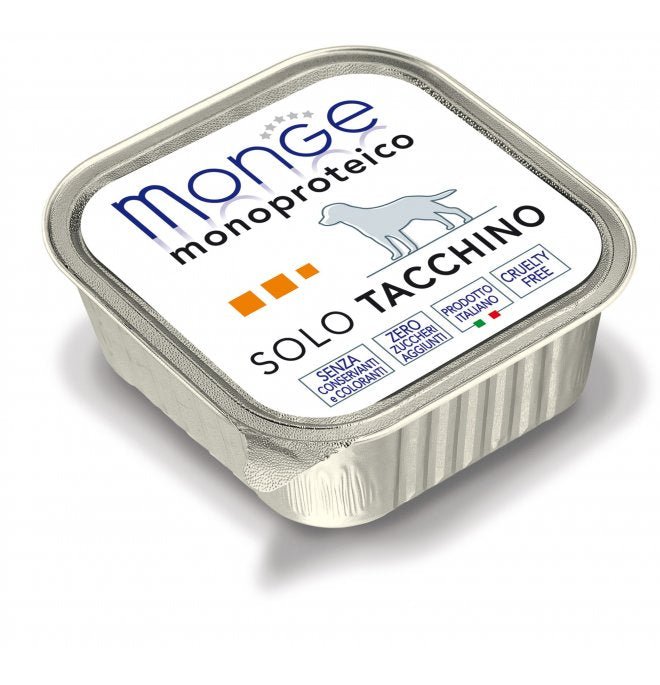 Monge - Monge Monoproteico Cane 150G 100% Solo Tacchino - Animalmania Store