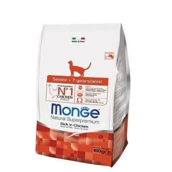Monge - Monge Cibo Per Gatti Superpremium Senior Croccantini 400G - Animalmania Store