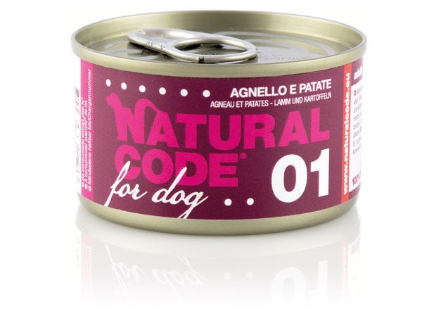 Natural Code - Natural Code - 01 Agnello E Patate per Cani - Animalmania Store