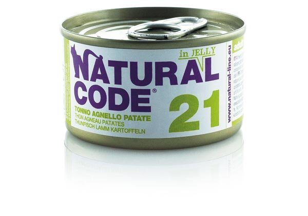 Natural Code - Natural Code 21 Tonno Agnello E Patate per Gatti - Animalmania Store