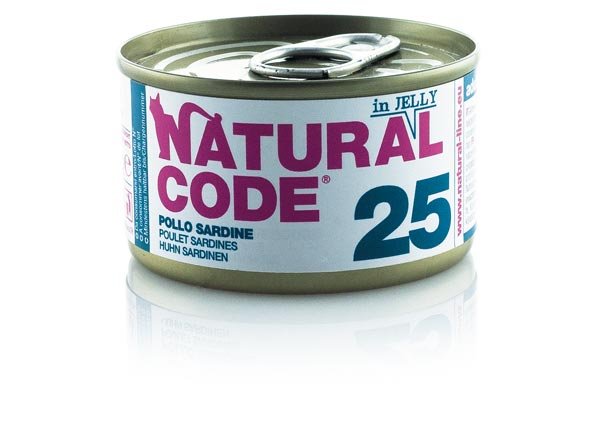 Natural Code - Natural Code 25 Pollo E Sardine per Gatti - Animalmania Store