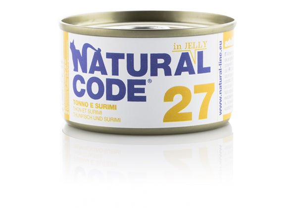 Natural Code - Natural Code 27 Tonno E Surimi per Gatti - Animalmania Store