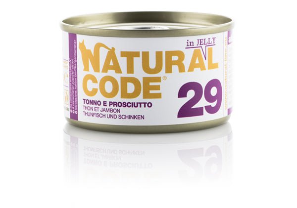 Natural Code - Natural Code 29 Tonno E Prosciutto per Gatti - Animalmania Store