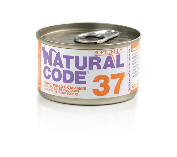 Natural Code - Natural Code 37 Tonno Pollo E Calamari per Gatti - Animalmania Store
