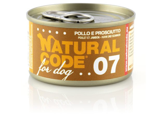 Natural Code - Natural Code For Dog Pollo E Prosciutto - Animalmania Store