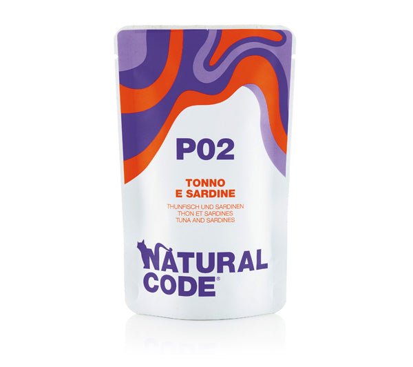 Natural Code - Natural Code P02 Gatto Tonno E Sardine - Animalmania Store