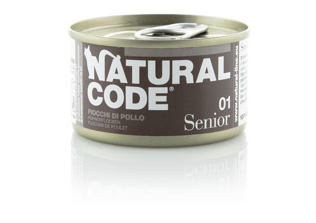 Natural Code - Natural Code Senior 01 - Fiocchi Di Pollo per Gatti - Animalmania Store