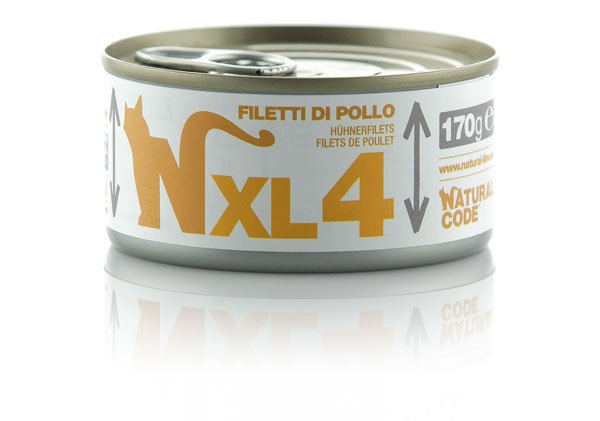 Natural Code - Natural Code Xl 4 Filetti Di Pollo per Gatti - Animalmania Store