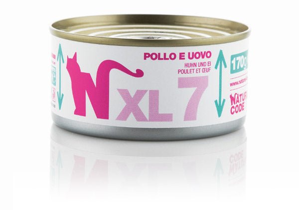 Natural Code - Natural Code Xl 7 Pollo E Uovo per Gatti - Animalmania Store