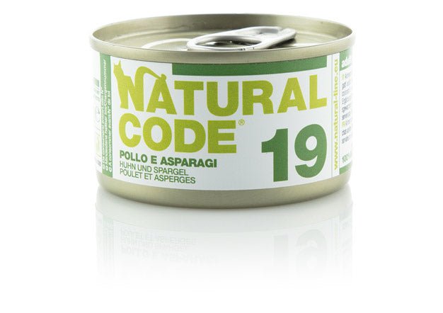 Natural Code - Natural Code 19 Pollo E Asparagi per Gatti - Animalmania Store
