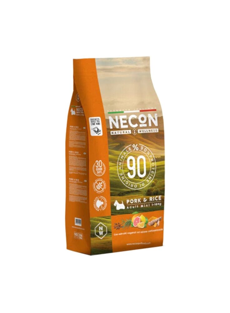 Necon Pet Food - Necon Natural Wellness Monoproteico Mini Maiale E Riso - Animalmania Store